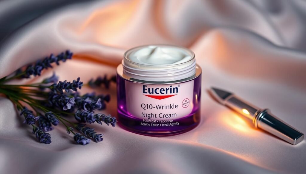 Eucerin Q10 Anti-Wrinkle Night Cream + Pro-Retinol fragrance-free formula